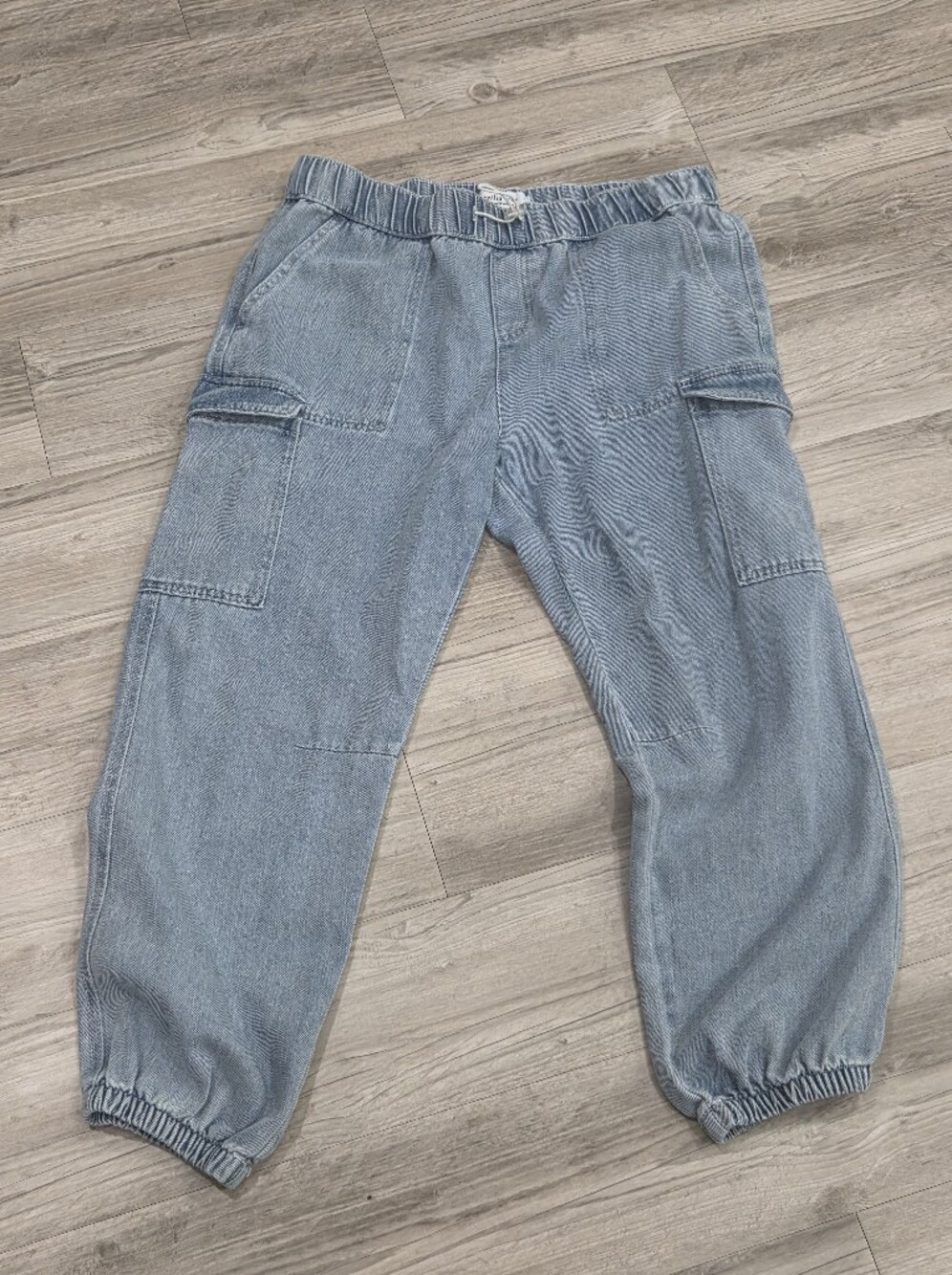 Vanilla Star denim cargo jogger pants in size L